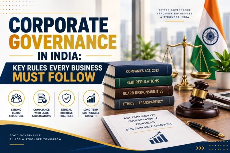 Corporate Governance in India: Key Rules Every Business Must Follow