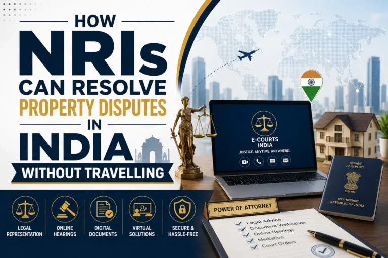 How NRIs Can Resolve Property Disputes in India Without Travelling